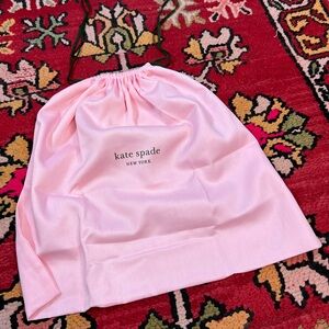 Kate Spade Light Pink Drawstring Dust Bag Pouch